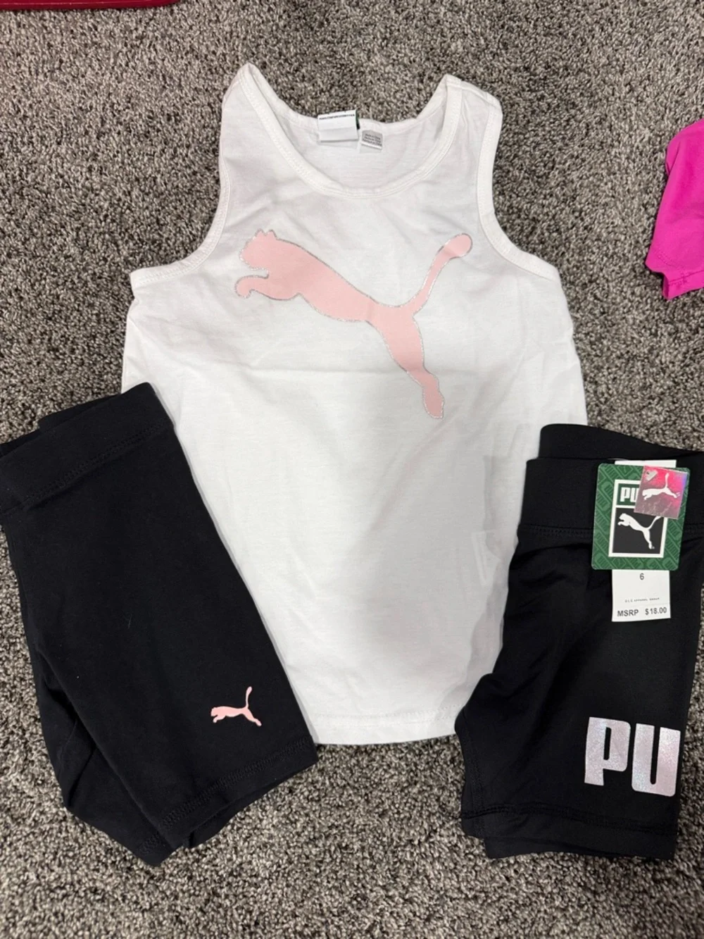 Set of Puma / under armour Girls size 6 outfit sets. - Picture 2 of 4